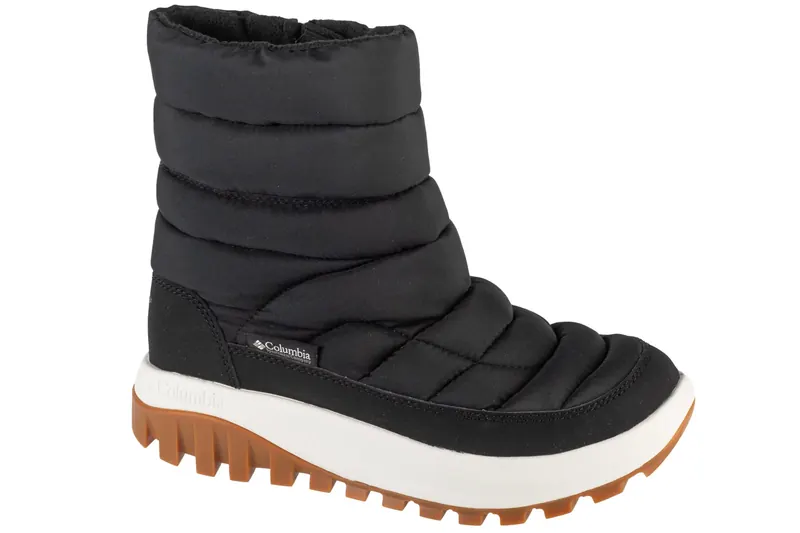 Columbia Snowtrot Mid 2075111010, Damskie, Czarne, buty zimowe, nylon, rozmiar: 40