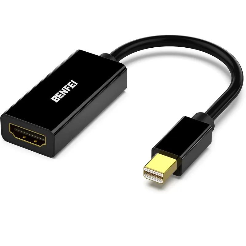 Telforceone Adapter Benfei Do Minidisplayport Hdmi Czarny Szybki Kompaktowy