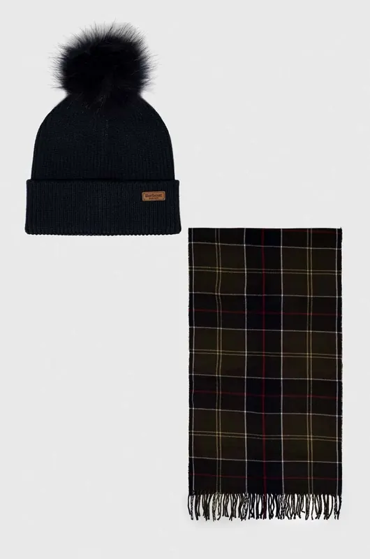 Barbour czapka i szalik