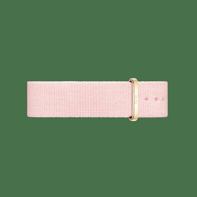 Daniel Wellington DW Strap Nato Rosewater 16mm Gold