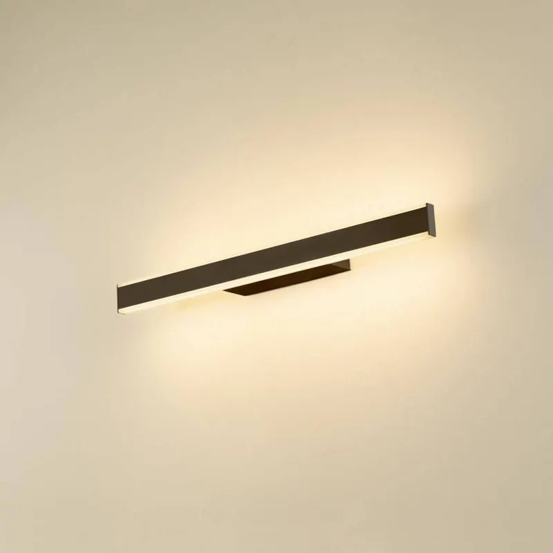 SLV Kinkiet LED do łazienki One Linear, 52 cm, czarny, CCT