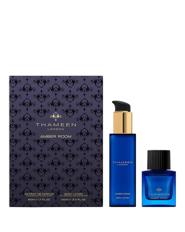 Zestaw Thameen London: Amber Room Estratto di profumo Unisex 50 ml + Amber Room balsam do ciała Body 100 ml
