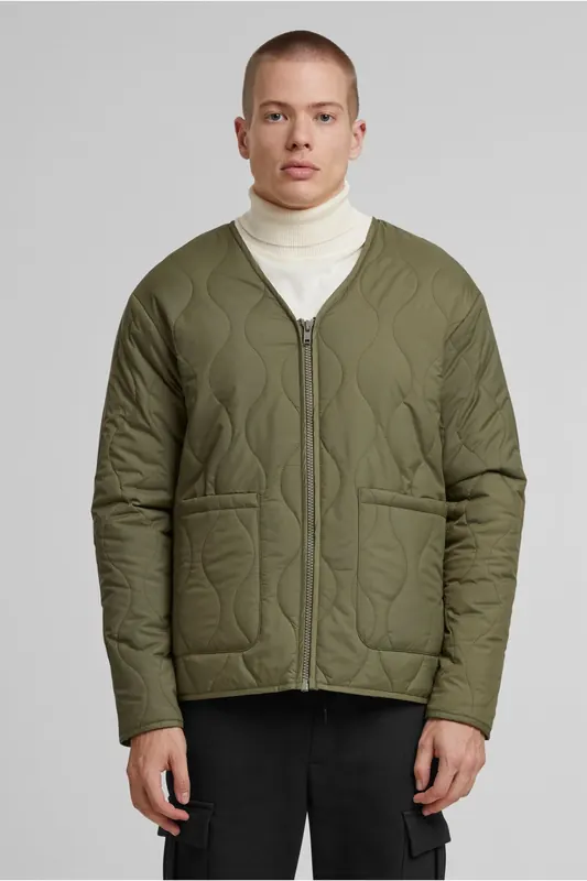 Urban Classics Padded Quilting Jacket Olive Maat: XL | Winterjassen Outlet | Heren | Bruin