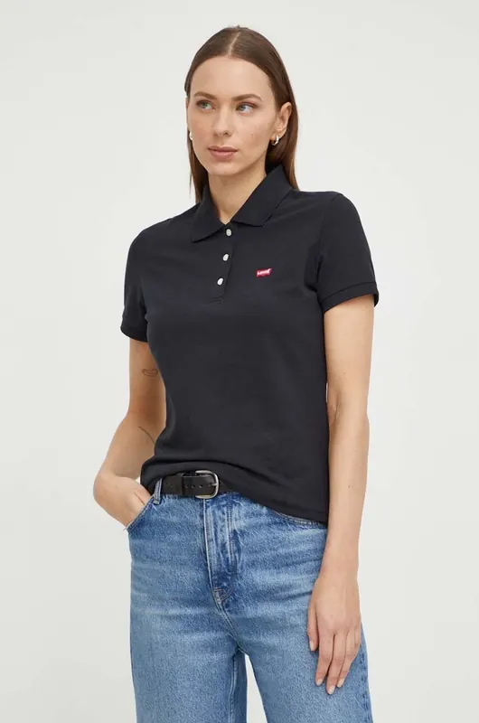 Levi's polo damskie bawełniane z elastanem HM