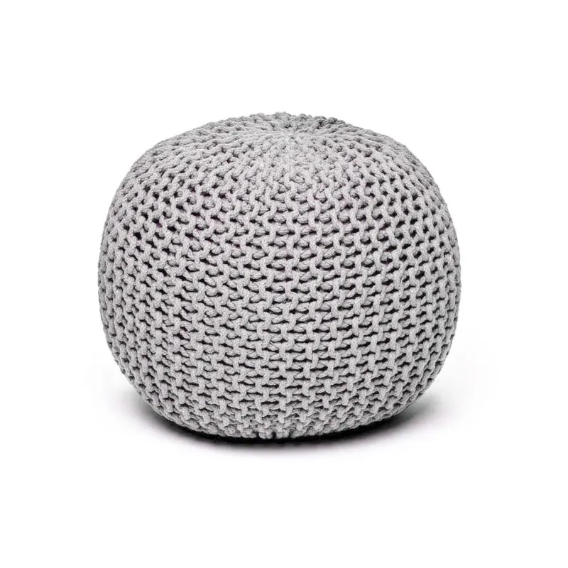 Szarobrązowy puf Bonami Essentials Jagger