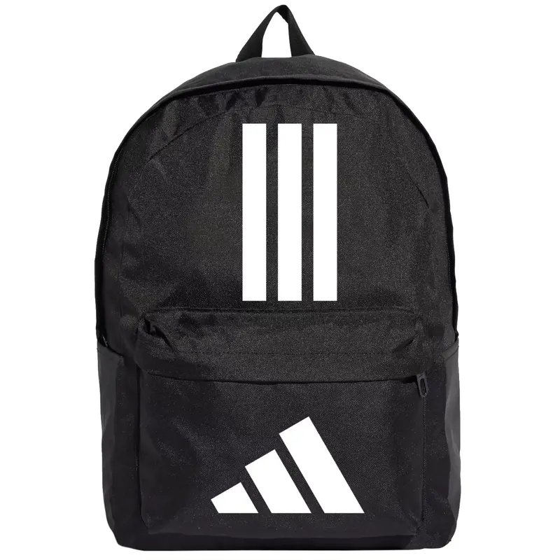 adidas Classic Back-to-School 3-Stripes Backpack JD9563, Unisex, Czarne, plecaki, poliester, rozmiar: One size