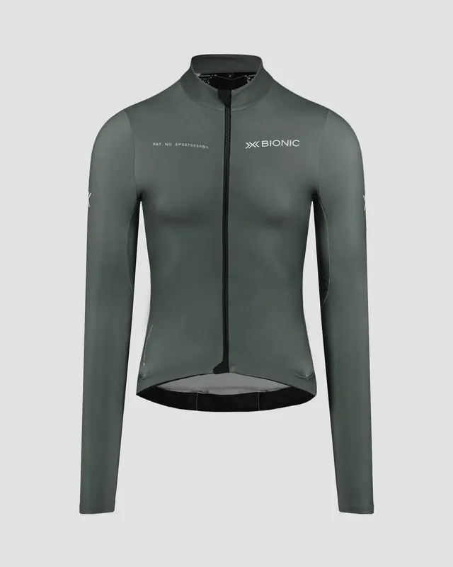 Koszulka rowerowa z długim rękawem męska X-Bionic COREFUSION RIDE JERSEY LS MEN AURORA MONOCHROME szara (XL)