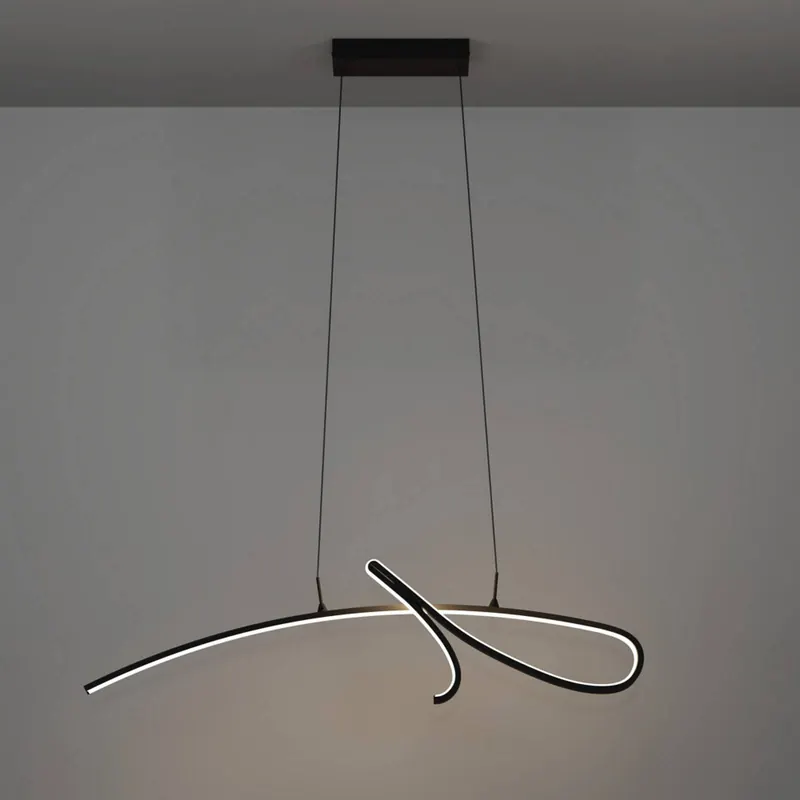 Żyrandol LED EGLO CARDONCITO, czarna, długość 96 cm, CCT
