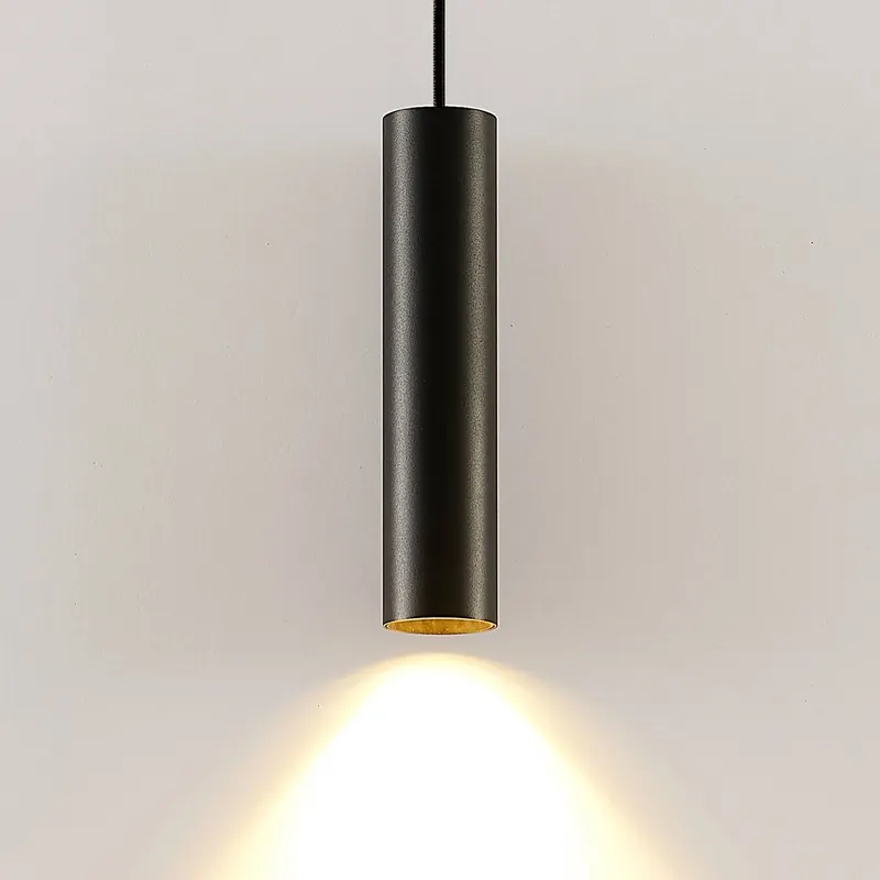 Lampa wisząca Arcchio Ejona, wysokość 27 cm, czarna, aluminium