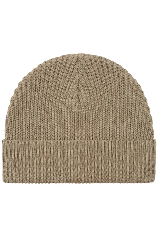No Label Beanie Organic Cotton-stretch Army Maat: OS | Petten Outlet | Heren | Bruin