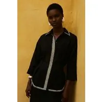 Devotion Twins Gaia Shirt Gaze Black Maat: S | Longsleeves Outlet | Dames | Zwart
