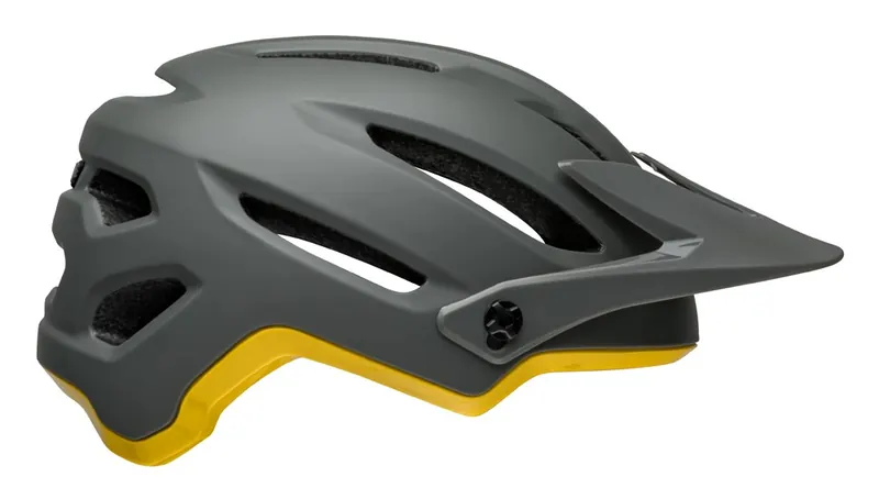 Kask mtb BELL 4FORTY matte gloss gray żółty (52-56)