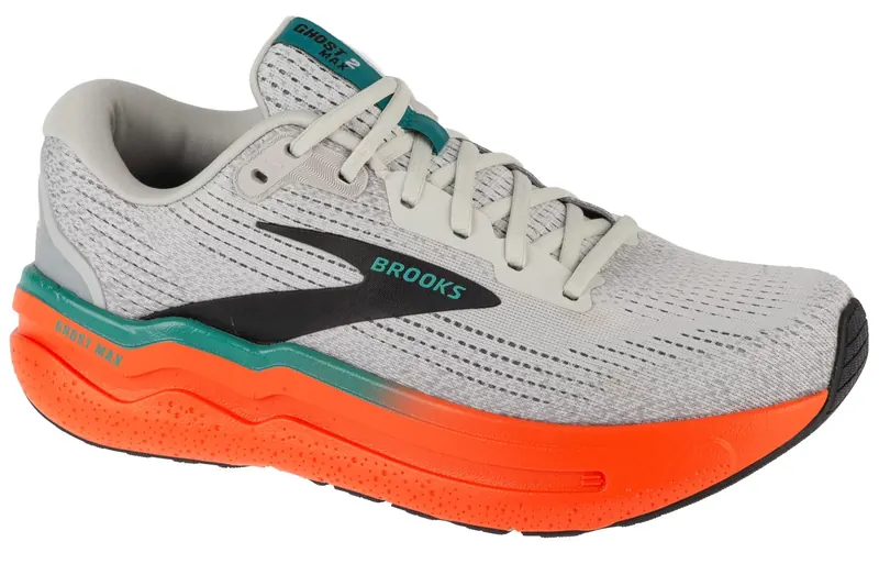 Brooks Ghost Max 2 1104311D196, Męskie, Białe, buty do biegania, tkanina, rozmiar: 46