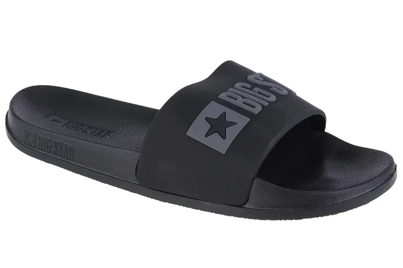 Big Star W Slipper FF274A200-906, Damskie, Czarne, klapki, syntetyk, rozmiar: 37
