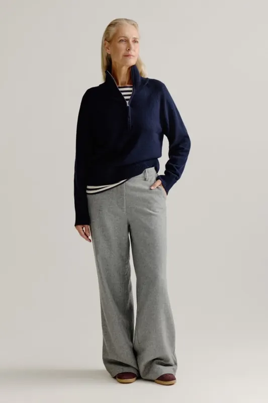 Josephine & Co Linde Sweater Navy Maat: XS | Sweaters Outlet | Dames | Blauw