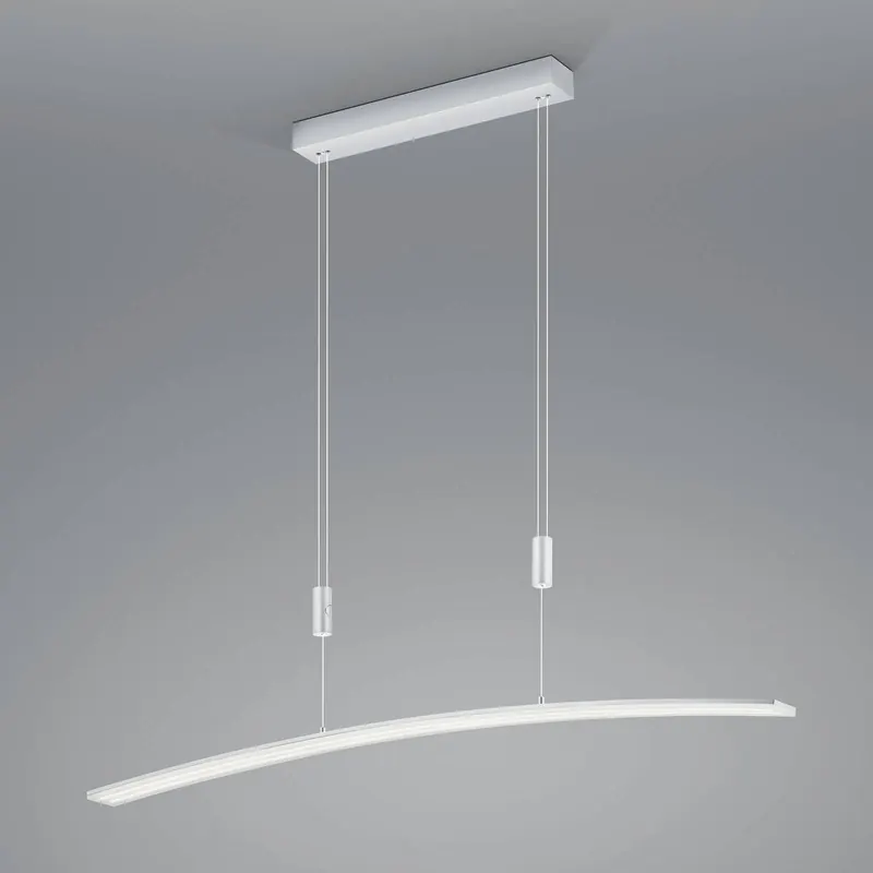 Lampa wisząca LED Dual z pilotem CCT aluminium