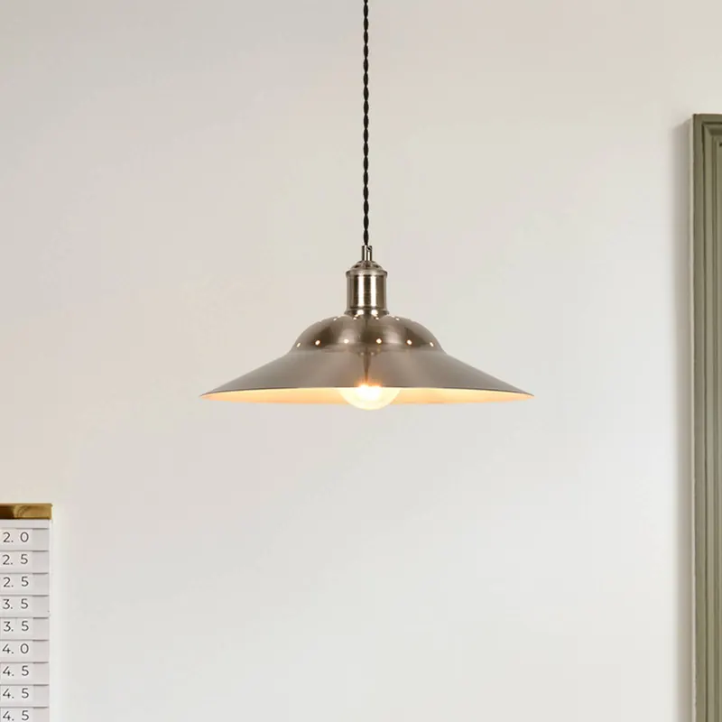 Żyrandol Louise, kolor aluminiowy, Ø 38 cm, metal