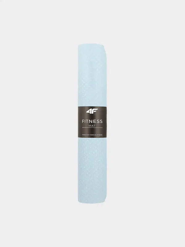 4F mata do ćwiczeń fitness jogi U034 błękitna (one size)