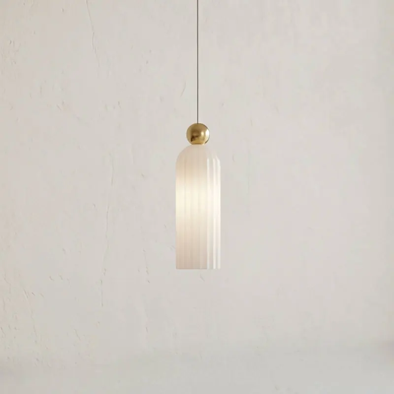 Maytoni Antic lampa wisząca, szklany klosz biały