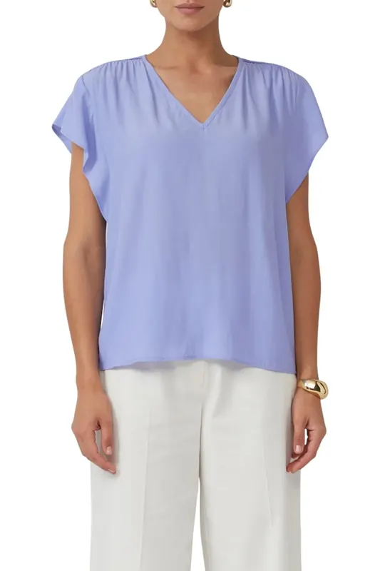 s.Oliver Blouses Light Blue Maat: 46 | Blouses Outlet | Dames | Blauw