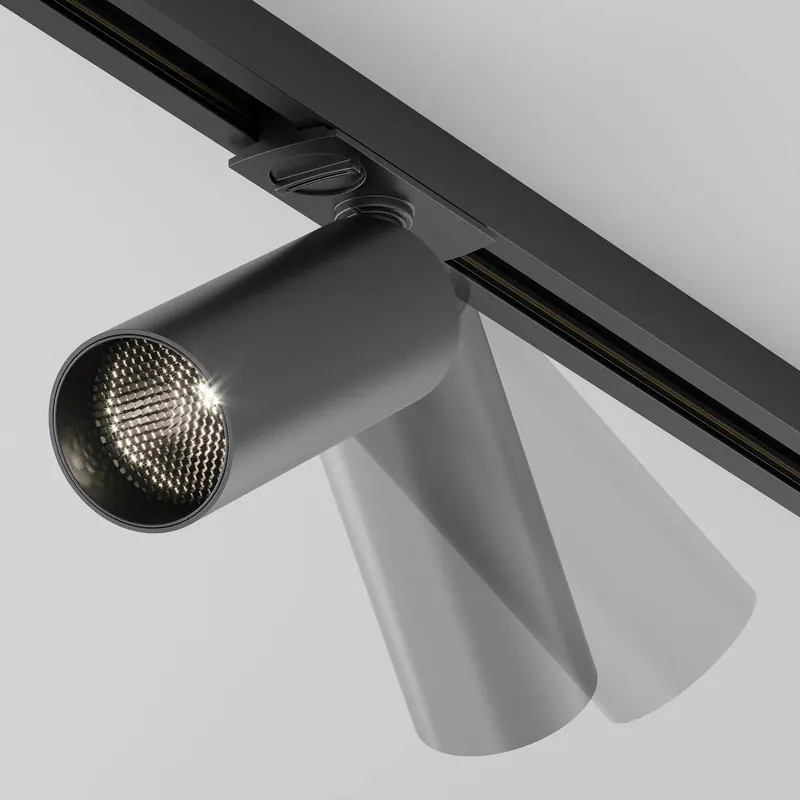 Maytoni Focus LED spotlight, system Unity, Triac, 940, czarny