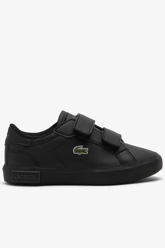 Lacoste Kids Powercourt Sneaker Maat: 8.5 | Schoenen Outlet | kids | Zwart
