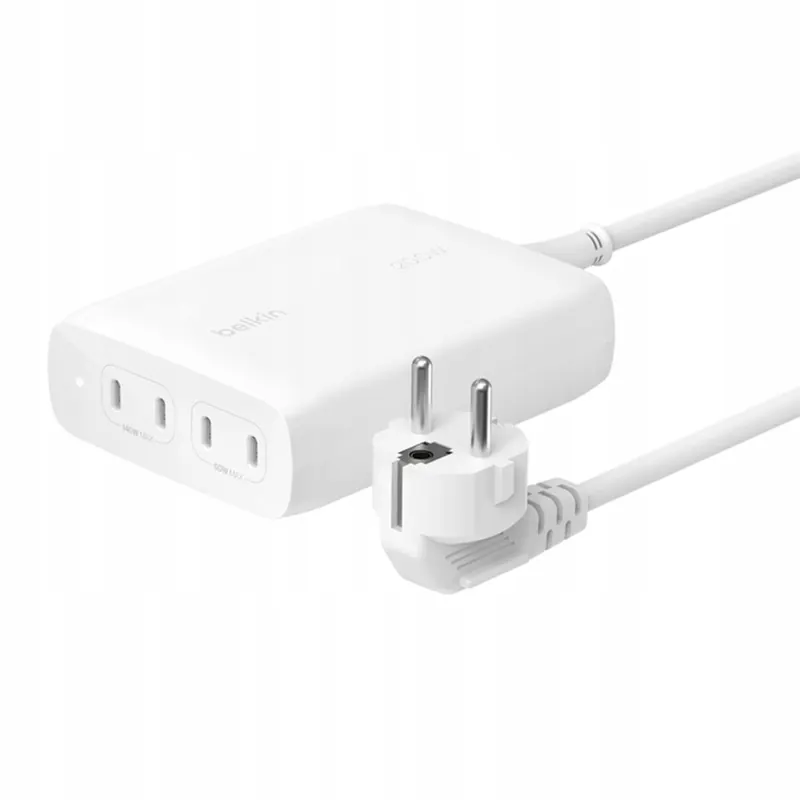 Stolná Nabíjačka Belkin Boost 200W GaN, 4 porty Usb-c, 140 W 60 W