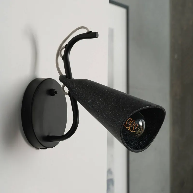 Kinkiet OSRAM Decor Bell, czarny, stal, E27
