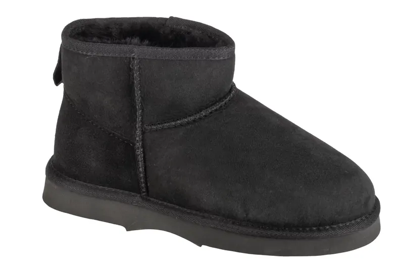 EMU Australia Sharky Micro W12548-BLAK, Damskie, Czarne, buty zimowe, skóra zamszowa, rozmiar: 41