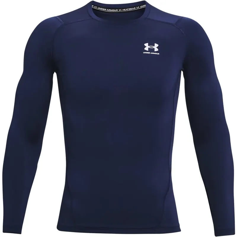 UNDER ARMOUR koszulka długi rękaw UA HG Armour Comp LS granatowa (M)