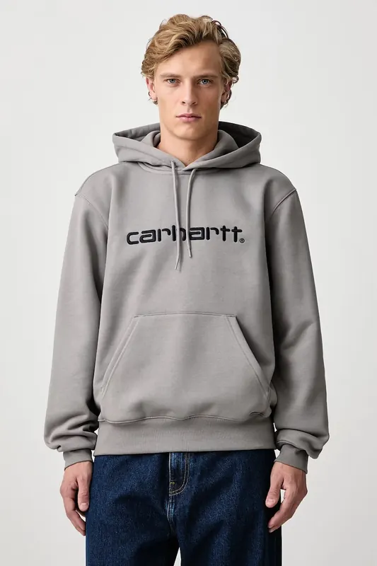 Carhartt WIP  Hooded Carhartt Sweat bluza z kapturem z bawełną męska