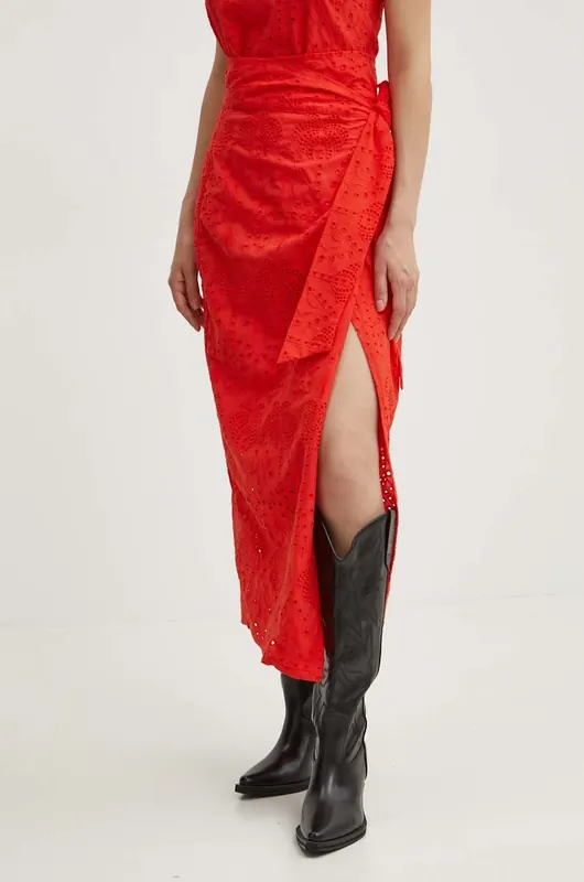 Never Fully Dressed spódnica bawełniana Jaspre Skirt