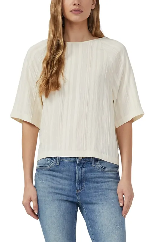 s.Oliver T-shirts Beige Maat: 42 | Blouses Outlet | Dames | Beige