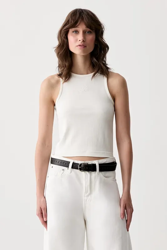 adidas crop top damski z bawełną