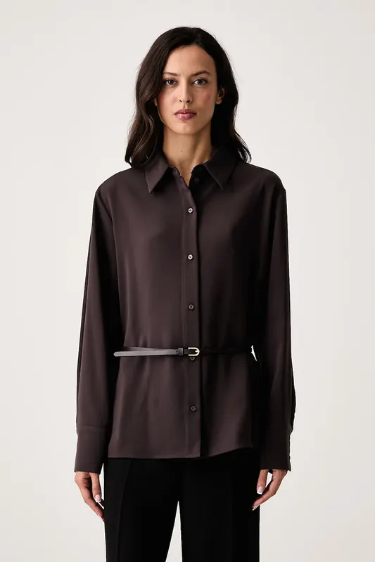 Armani Exchange koszula smokingowa damska