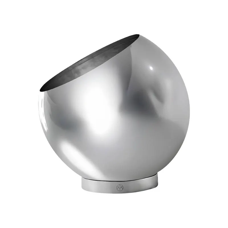 AYTM Doniczka Globe, Ø 17 cm, srebrna, stal nierdzewna