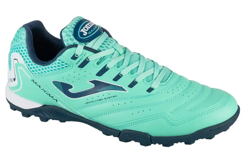 Joma Maxima 2527 TF MAXS2527TF, Męskie, Niebieskie, buty piłkarskie - turfy, skóra syntetyczna, rozmiar: 41