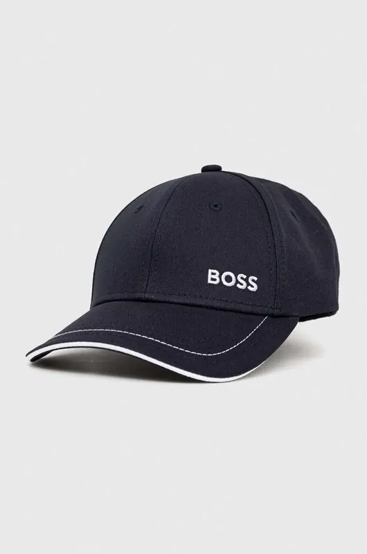 BOSS czapka z daszkiem bawełniana Cap-1