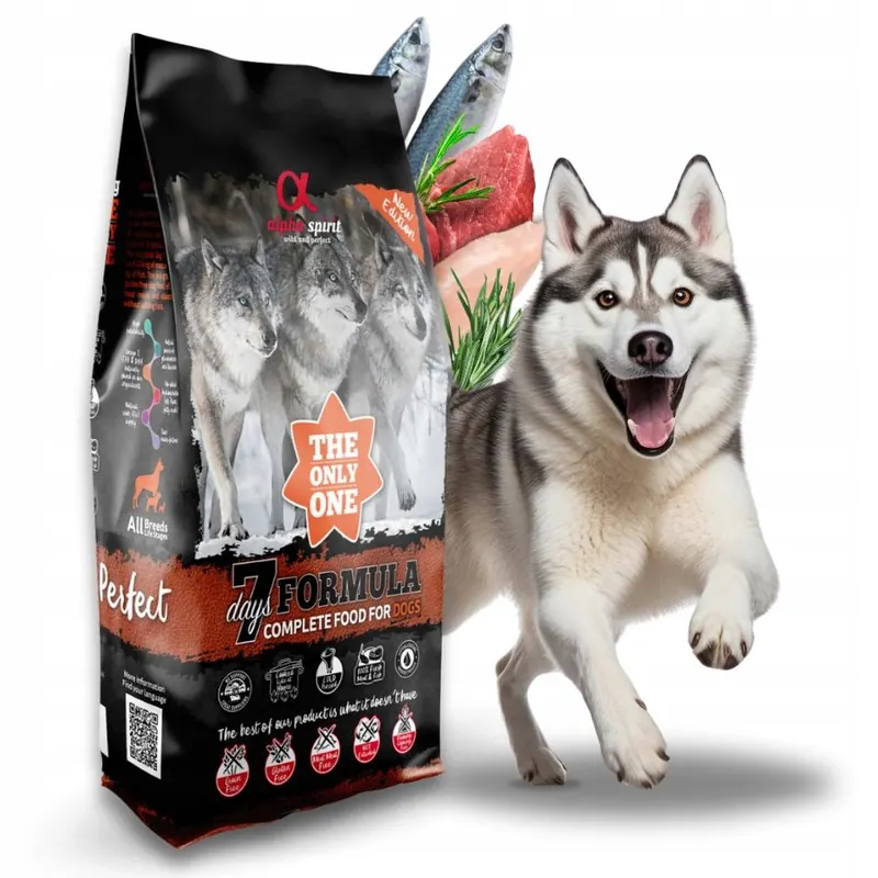 Alpha Spirit 7 Days Formula pełnoporcjowa Sucha karma dla psa 12kg
