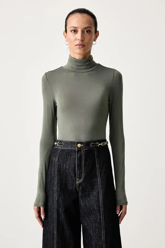 Scotch & Soda longsleeve damski z lyocellu
