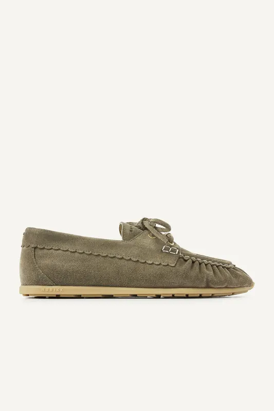 Nubikk Riley Jade (l) Lt Green Suede Maat: 41 | Instappers Outlet | Dames | Groen