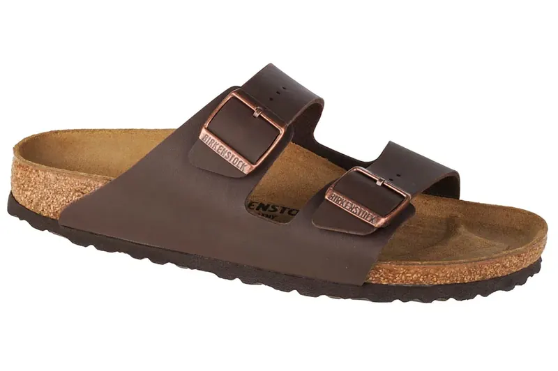Birkenstock Arizona BF 0051703, Unisex, Brązowe, klapki, Birko-Flor, rozmiar: 47