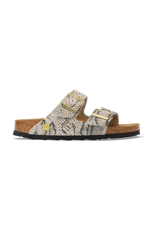 Birkenstock  Arizona Suede Leather Snake klapki damskie zamszowe