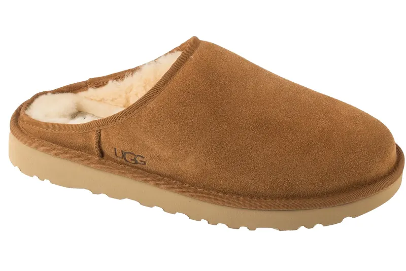 UGG M Classic Slip-On 1129290-CHE, Męskie, Brązowe, kapcie, skóra zamszowa, rozmiar: 39