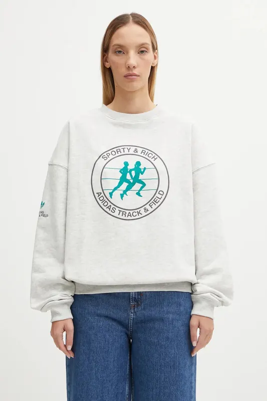 adidas Originals bluza bawełniana adidas Originals x Sporty & Rich