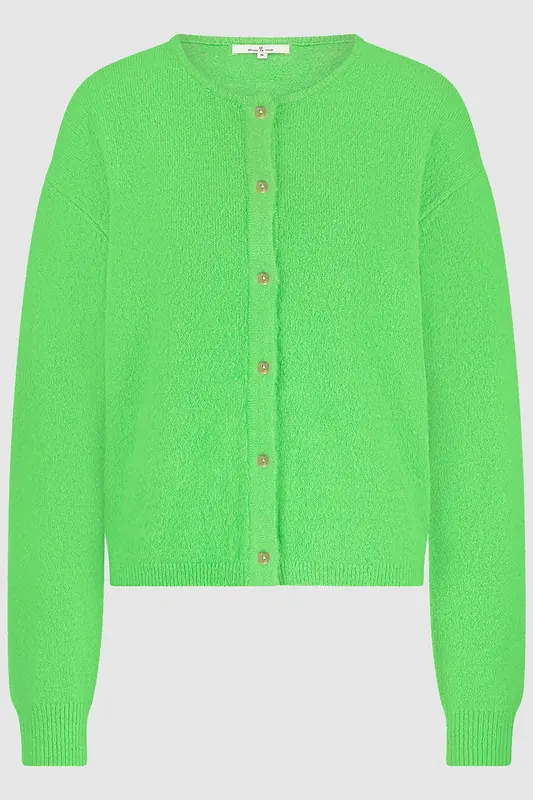 Circle of Trust Girls Bodi Cardigan Glowing Green Maat: 16Y | Truien Outlet | kids | Groen