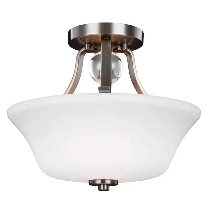 Lampa sufitowa Evington, nikiel