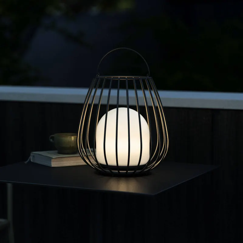 Lampa stołowa LED Jim To-Go, zewnętrzna, czarna