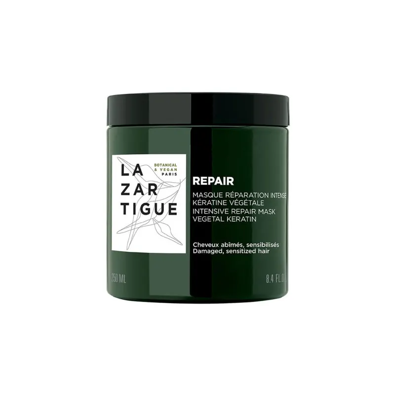 Lazartigue, Repair, Vegan, Maschera w kremie do włosów, do naprawy, 250 ml