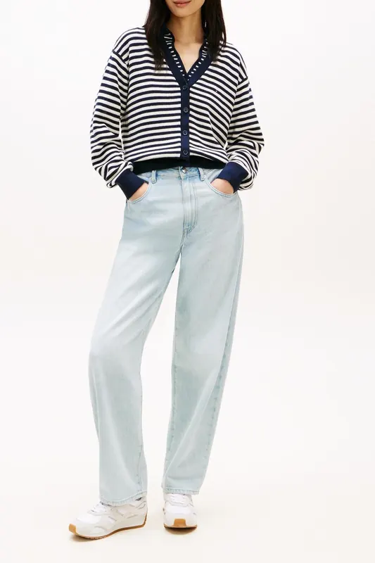 Tommy Hilfiger Denim Tam Barrel Tam Maat: W29L30 | Wijde Broeken Outlet | Dames | Blauw